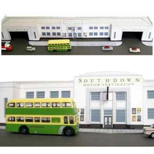 Kingsway, 00 scale, Hilsea Southdown bus depot, ** ready made ** - Picture 1 of 5