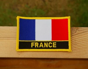 Parche bordado bandera francesa 3 1/2" Francia - Imagen 1 de 2