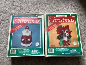 Lotto 2 kit scultura morbida NATALE NATURA BABBO NATALE E ALCE ALLEGRO nuovi - Foto 1 di 2