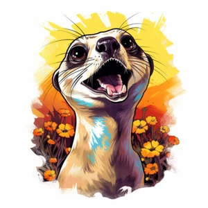 Autoaufkleber Sticker Erdmännchen Aufkleber - Picture 1 of 1