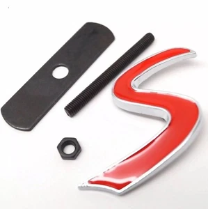 STEMMA PER MINI COOPER S ANTERIORE GRIGLIA METALLO COUNTRYMAN CLUBMAN ONE LOGO - Foto 1 di 2
