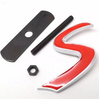 STEMMA PER MINI COOPER S ANTERIORE GRIGLIA METALLO COUNTRYMAN CLUBMAN ONE LOGO - Immagine 1 di 2