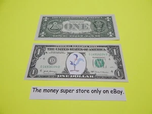 THE ROAD RUNNER 2025 EDITION REAL US ONE $1 DOLLAR BILL MONEY CURRENCY ITEM #401 - Picture 1 of 1