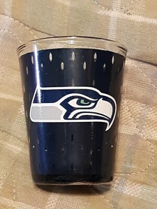 SEATTLE SEAHAWKS Football mesh jersey look Dark Blue 2oz Shotglass SHOT GLASS - Picture 1 of 8