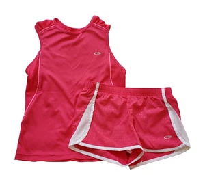 C9 by Champion Athletic Set Girls S Small 6-6X Pink Shorts Tank EUC - Picture 1 of 5