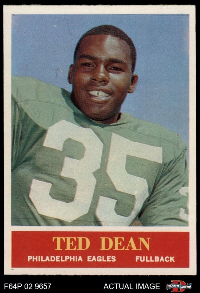 1964 Philadelphia #132 Ted Dean Eagles 7.5 - NM+ - Image 1 of 1