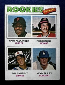 1977 TOPPS ROOKIE CATCHERS 476 (EX) DALE MURPHY / CERONE / ALEXANDER / PASLEY * - Picture 1 of 2