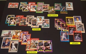 LOTE de tarjetas de béisbol de los Orioles de Baltimore estrellas y fracasos en su mayoría finales de los 80' principios de los 90 - Imagen 1 de 24