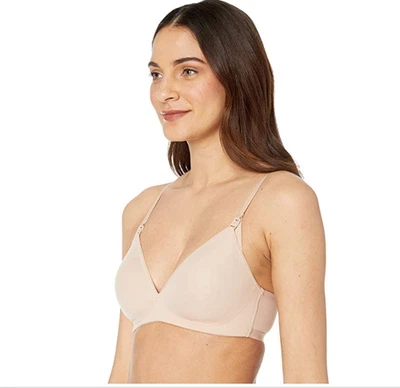 Sujetador de enfermería inalámbrico de microfibra On Gossamer Next to Nothing talla 32DD NUEVO CON ETIQUETAS Foto 1 de 3