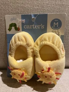 Baby Infant Girl Boy Eric Carle Hungry Caterpillar Sun Slippers Carters 12-18 - Picture 1 of 4