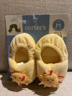 Bebé Infante Niña Niño Eric Carle Hambriento Oruga Sol Zapatillas Carters 12-18 Foto 1 de 4