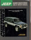 Manuel de réparation de Chilton 1984 - 91 Jeep Wagoneer Comanche Cherokee MN869