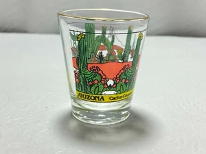 2 oz. Shot Glass Cactus Country Arizona - Picture 1 of 5