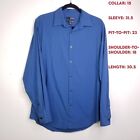 Murano Shirt Adult Medium Blue 100% Linen Baird McNutt Summer Lightweight Mens