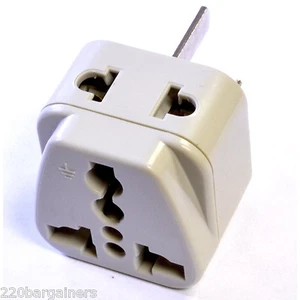 Plug Adapter 2 In 1 - Australia New Zealand China Adapter - Change Plug Style - Picture 1 of 2
