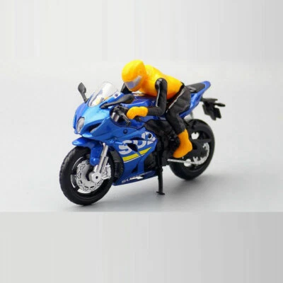 1/18 Suzuki GSX-R1000 Motorcycle Model Diecast Boys Toys for Kids Gifts Blue - Image 1 of 4