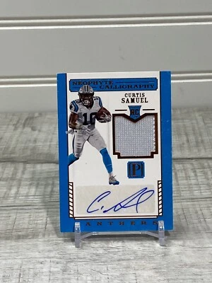 2017 Curtis Samuel RPA 5/5! #127 Neophyte Calligraphy - Image 1 of 3
