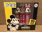 Ensemble distributeur PEZ Disney Mickey Mouse 90th Anniversary Minnie Mouse neuf dans sa boîte