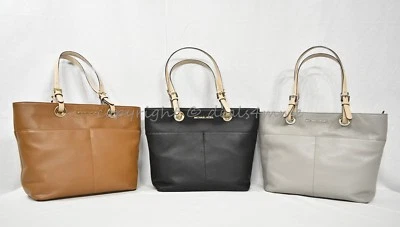 Michael Kors Bedford Leather Pocket Tote/Shoulder Bag. Pick Your Color! - Image 1 of 4