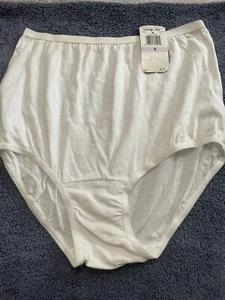 Slip Vanity Fair 100% cotone mutandine 6 Medium nuovo con etichetta bianco - Foto 1 di 8