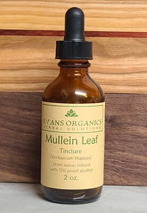 Mullein Leaf Tincture For Lungs 2 oz. - Picture 1 of 2