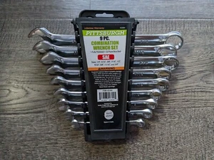 PITTSBURGH SAE Combination 12 Point Wrench Set 9PC - Picture 1 of 7