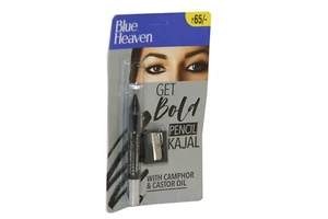 2 X Blue Heaven Bold Pencil Kajal with Camphor & Castor oil 3.2gm - Picture 1 of 3