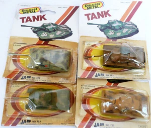 VINTAGE LOT 4 JA RU SEALED TANKS US ARMY KING TIGER SU 100 CENTURION 5 MILITARY - Bild 1 von 4