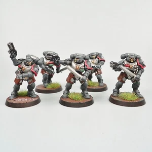 Space Marines Raven Guard Primaris Reivers x5 Painted - Warhammer 40k Army - Picture 1 of 5