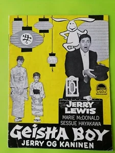 Danish Movie Program "The Geisha Boy" 1958.Jerry Lewis. Sessue Hayakawa. - Bild 1 von 7