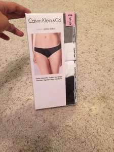 Paquete de 5 bikini para mujer Calvin Klein con logotipo elástico de algodón color mixto 4 talla S, M - Imagen 1 de 1