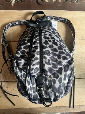 Mochila Rebecca Minkoff Julian Leopard Ex. nueva con etiquetas Estado Foto 1 de 4