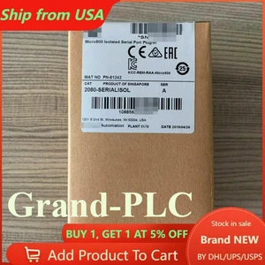 NEW AB 2080-SERIALISOL Micro800 Isolated Serial Port Plug-In  US Free Tax - Picture 1 of 3