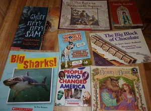Posten von 30 Schultaschenbüchern, verschiedene Altersgruppen & Themen guter gebrauchter Zustand - Bild 1 von 6