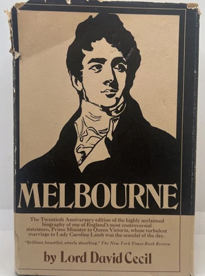 1979 Lord Cecil MELBOURNE Victorian Prime Minister biography BRITISH HISTORY VTG Foto 1 de 4