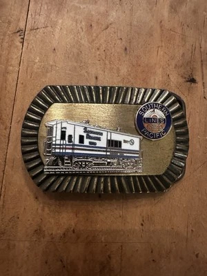 Hebilla de cinturón de ferrocarril Southern Pacific Lines de colección Foto 1 de 2