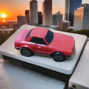 Micro Machines Mercedes-Benz Red & Gray Galoob  - Picture 1 of 3