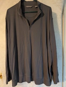 Daniel Cremieux Sz XXL Mock Neck 1/4 Zip Pullover Cotton Blend  - Picture 1 of 14