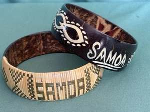 Hawaiian 2 Coconut Handmade Samoa Bracelets - Picture 1 of 3