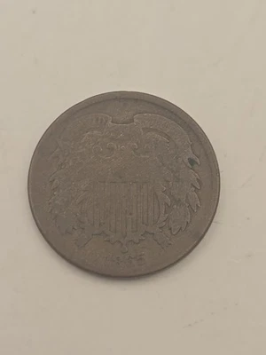 1865 2 Cent Piece US 2 Cent - Image 1 of 4