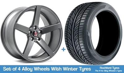 Axe Alloy Wheels & Winter Tyres 18" For Opel Astra (5 Stud) [H] 04-09 - Image 1 of 2