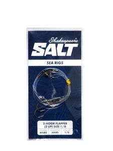Plataforma aleta Shakespeare Salt 2 ganchos (2 arriba) tamaño 1/0 - aparejos de pesca en el mar - 1550470 - Imagen 1 de 1