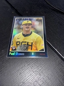 Archivos Topps 2024 - 1970 Topps Paul Skenes #200 Black Foilboard (RC) - Imagen 1 de 2