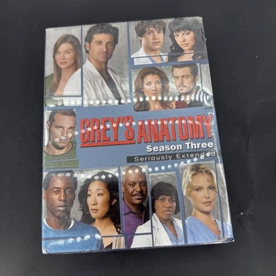 Grey's Anatomy Season 3 Seriously Extended Box Set DVD New Sealed - Image 1 of 4