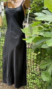 VTG Victorias Secret Slip Dress Large Maxi Babydoll Satin Lingerie Y2k 90s S - Picture 1 of 15