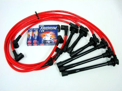 VMS 95-02 MAZDA MILLENIA V6 10,2 MM 10 MM BUJÍA CABLES NGK IRIDIO ROJO Foto 1 de 1
