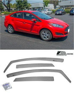 EOS para sedán Ford Fiesta 11-19 | Viseras para ventana lateral en canal protectores contra la lluvia - Imagen 1 de 12
