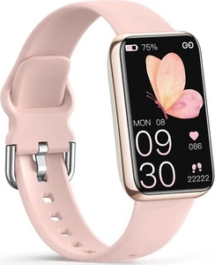 Slim Fitness Tracker Tętno Ciśnienie krwi Monitor tlenu IP68 Wodoodporny - Zdjęcie 1 z 9