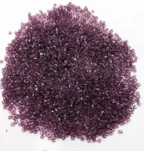 Vintage Antique Czech 9/0, 2 - Cut Glass Seed Beads Transparent Amethyst Purple - Picture 1 of 5