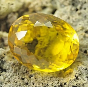 Yellow Citrine AAA Certified Natural Brazilian 95.34 Ct Oval Cut Loose Gemstone - Bild 1 von 5